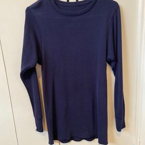 Blue Long Sleeve Tee